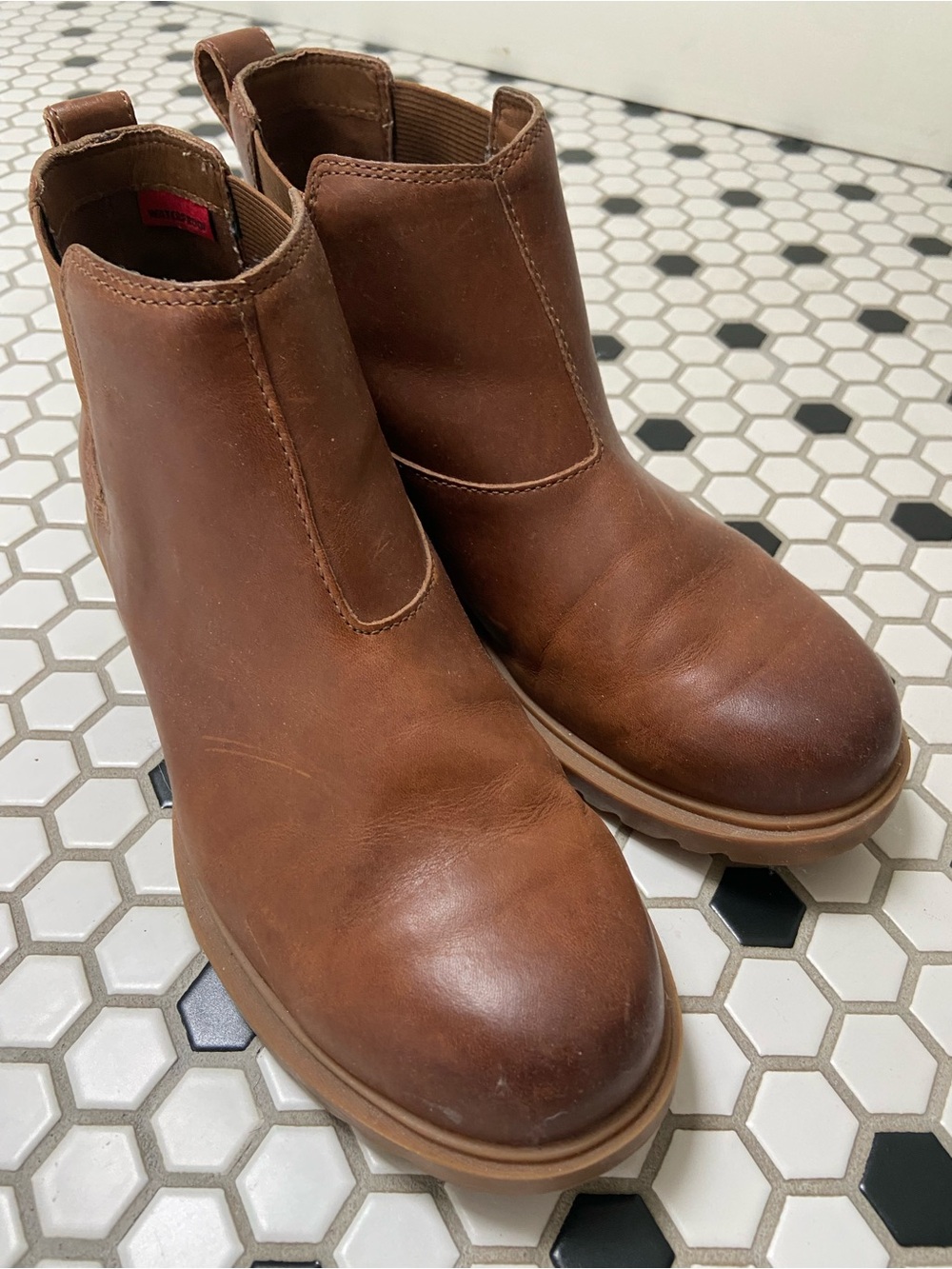 Womens sorel leather boots